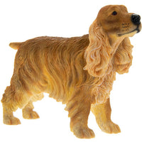Cocker Spaniel Figurine in Gold.