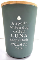 Dog Treat Jar - Luna