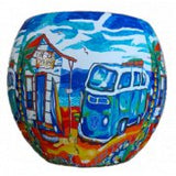 Beach combi Blue - candle holder