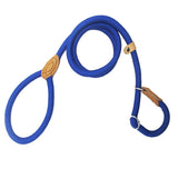 Blue Slip Lead - Slip Lead - Heavy duty rope lead good for dog, or  puppy training and correction.  Available in   Small 8mm x 150cm Med 1cm x 150cm Lge 1.3cm x 150cm Xlge 1.6cm x 150cm