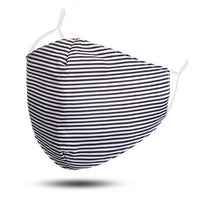 Black Slim Stripe Maskit Mask sold with 3 filters