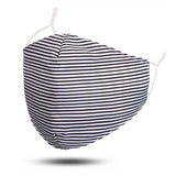 Black Slim Stripe Maskit Mask sold with 3 filters