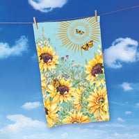 100% Cotton Tea Towels - Fields of Gold