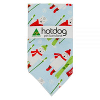 Hot Dog Bandana - Xmas Frosty Friends
