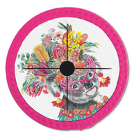 Too Glam Koala wine glass coaster