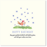 Twigseeds - Birthday Card - Happy Birthday May Your pocket be filled with falling stars and all your wishes come true.