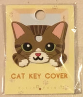 Brown Tabby cat key cover