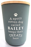 Dog Treat Jar - Bailey