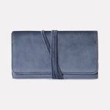 Luxe Velvet Jewellery Wrap in Storm Colour