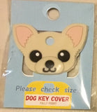 Chihuahua key cover - Blonde