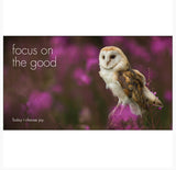 Little book of Old Wisdom - By Affirmations - Page reads Focus on the good - today I choose joy!