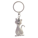 Metal Keyrings   A cat keyring with a quality high polished finish.