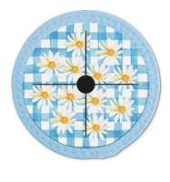 Daisy Chain wine glass coaster