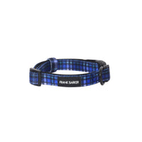 Small Collar in Plaid Colours Blues and Black
