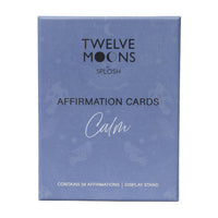 Twelve Moons Calm Affirmation Cards set