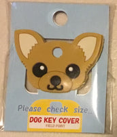 Chihuahua key cover - tan