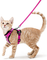 YOKEE Soft Mesh Cat Harness and Leash Set