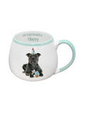 Staffy colourful and quirky Painted Pet Mug range