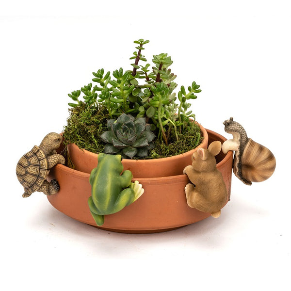 Fun and quirky Animal pot sitters. Sold Separately. 6.3cm x 6cm x 10cm