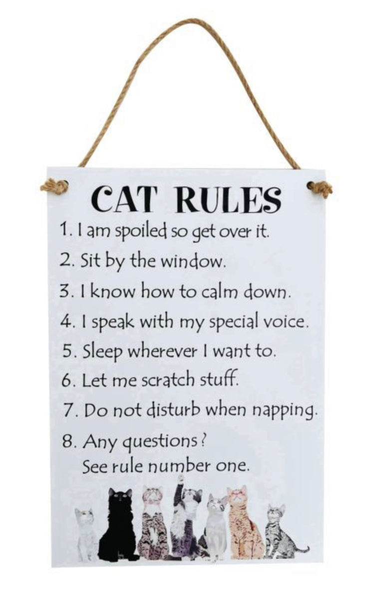 MDF Rules - Cat or Dog – Charlie & Chums