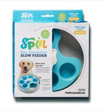 SPIN interactive  Adjustable slow Feeder bowl for Cats and Dogs - Boxed item