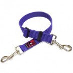 Adjustable Double snap lead 70 to 120cm in length - Colour Blue