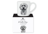 Beautiful Delight dog range by Ashdene in monochrome colours. 12 delightful dogs available. Cavoodle