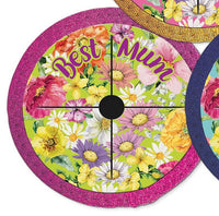Lisa Pollock Neoprene Wine Glass Coaster - Best Mum
