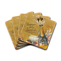 Bamboo Coaster set of 4 - Lisa Pollock
