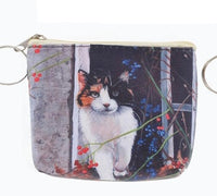 Tri Coloured cat - coin Purse