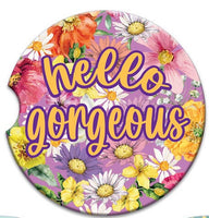 Absorbent Coaster - Hello gorgeous