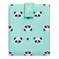 Panda - Say goodbye to throw away plastic wraps and now enjoy the environmentally friendly compact sandwich wrap. It has an easy fastener that makes it adaptable to different food shapes and sizes (sandwiches, fruit..) It is convenient, compact, machine washable and also serves as an individual placement. To reuse and re-enjoy.   BPA Free Polyester                                                                                          Size: 65cm x 32cm x 1cm