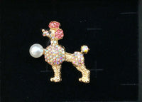 Poodle Brooch