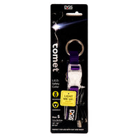 DGS Comet LED Safety Collar with Torch  In Purple Small