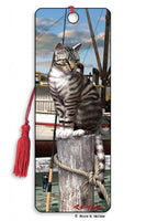Wharf Cat 3D Bookmark