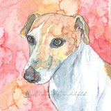 Frank - Small Gift Card - by Alison Archbold, fantastic embellishment for any gift especially for the Dog lover.