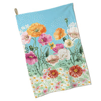 100% Cotton Tea Towels - Summer Poppies