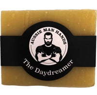  The Daydreamer is chock full of good stuff: olive and coconut oil, scented with the tang of Australian Lemon Myrtle.  This is soap as kind to your conscience as it is to your hands, being naturally vegan, never tested on animals (except the tradie kind) and free from sulfates and palm oil.