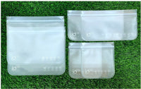 Pack of 6 Flat bags available in 3 sizes at $27.95 a pack.