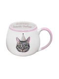 Domestic Shorthair colourful and quirky Painted Pet Mug range