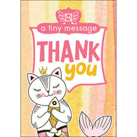 Thank you -  A Tiny Message in each box. Meaningful messages in miniature form to feed the heart, mind, body and soul. The stunning outer sleeve slides off to reveal a beautifully designed 3D shadow box