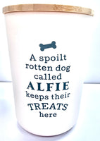 Dog Treat Jar - Alfie
