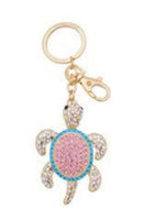 Turtle Diamond Bling keyrings