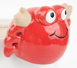 Beautiful Ceramic Lady Bug Pot Hanger - Red. Sold separately.  Dimension : H5cm X 8cm X 6cm