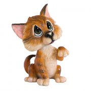 Amber the Ginger Cat  - in the  Little Paws range  - Beautifully presented  is a grand figurine with a wonderful mischievious personality. Made in ceramistone by  Aurora.
