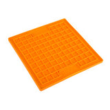Orange LickiMat - great to help anxious pets, makes treats last longer and prevents overfeeding