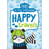 Happy Travels - A Tiny Message in each box. Meaningful messages in miniature form to feed the heart, mind, body and soul. The stunning outer sleeve slides off to reveal a beautifully designed 3D shadow box
