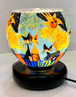 Glowing Glass Electric Lamps