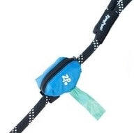 Zippy Paws - Leash Bag Dispenser - fantastic for carry pick up bags when walking your dog. Glacier Blue