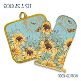 Oven Mitt/Pot Holder Sets - Fields of Gold